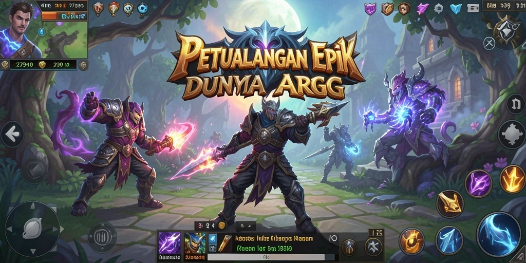 Tampilan gameplay ARPG yang menakjubkan dan penuh aksi.