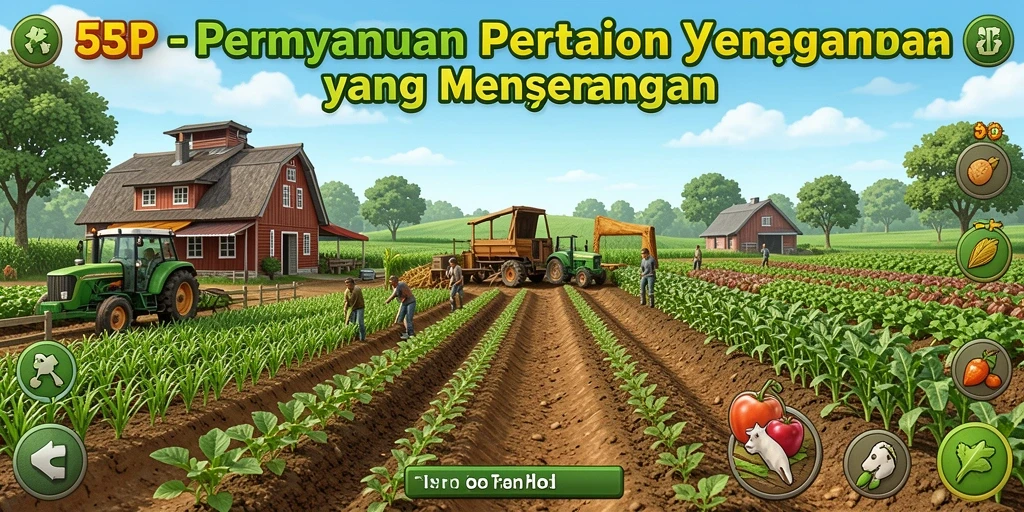 Gameplay menarik di 55RP dengan aktivitas bertani yang seru.