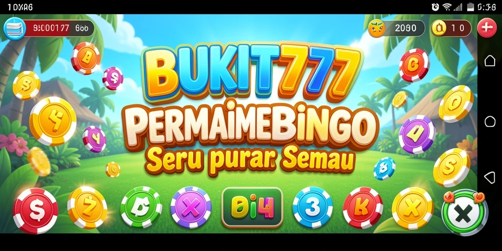 Gameplay seru Bingo di BUKIT777 dengan fitur menarik.