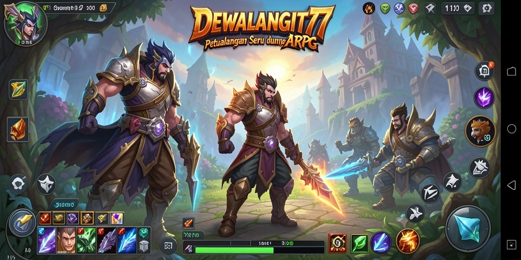 Gameplay seru dalam dunia fantasi DEWALANGIT77.