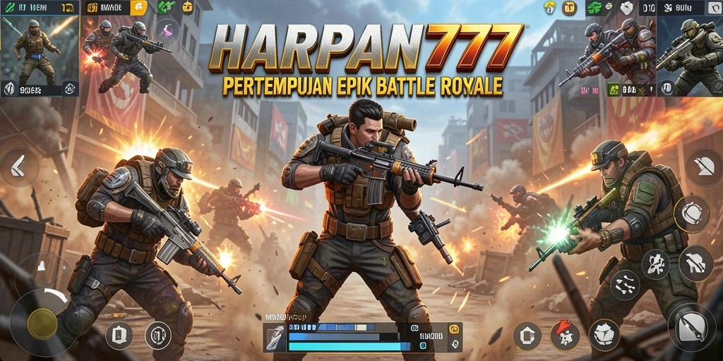 Gameplay intens di HARAPAN777 untuk pengalaman Battle Royale yang mendebarkan.
