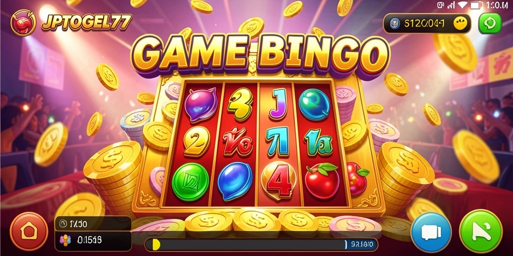 Tampilan screenshot gameplay Bingo JPTOGEL77 yang seru.