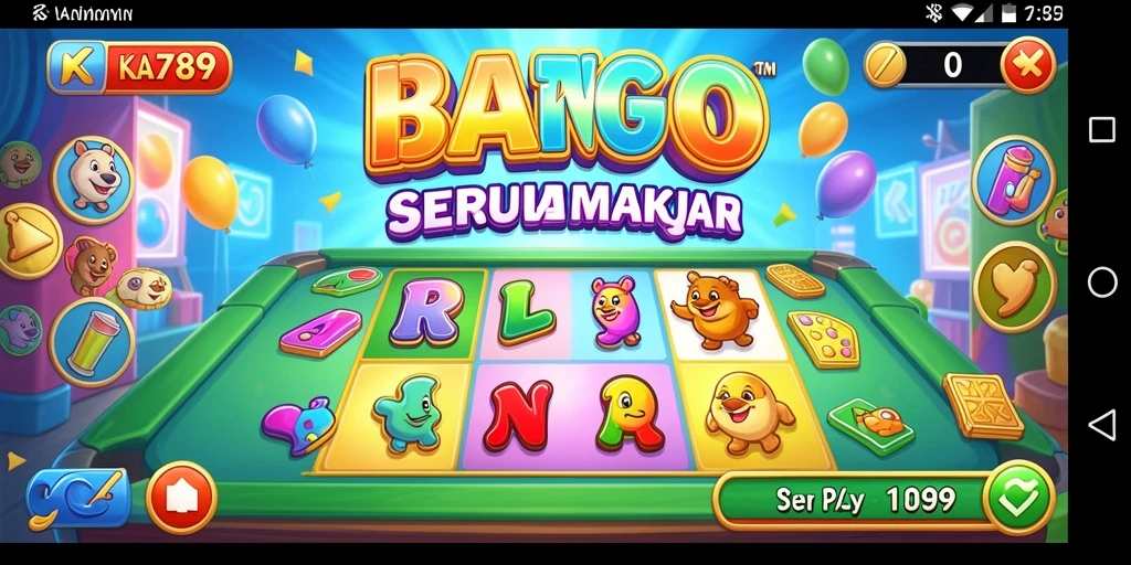 Tampilan gameplay Bingo yang seru dan interaktif dari KA789.
