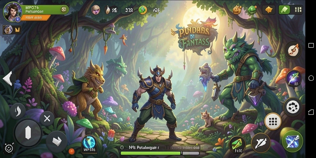 Tampilan gameplay MPO76 menunjukkan aksi petualangan yang seru dan menantang.