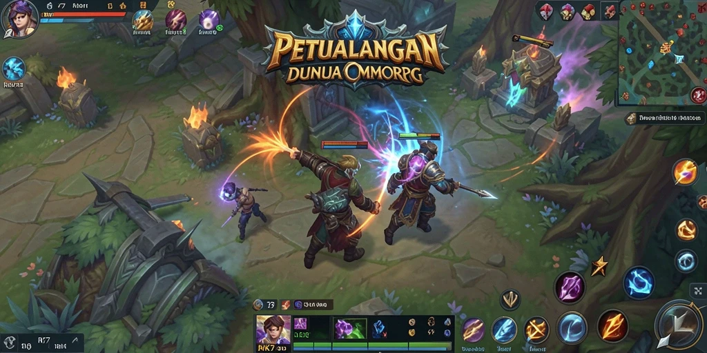 Tampilan gameplay RK77 yang menarik dalam dunia MMORPG.
