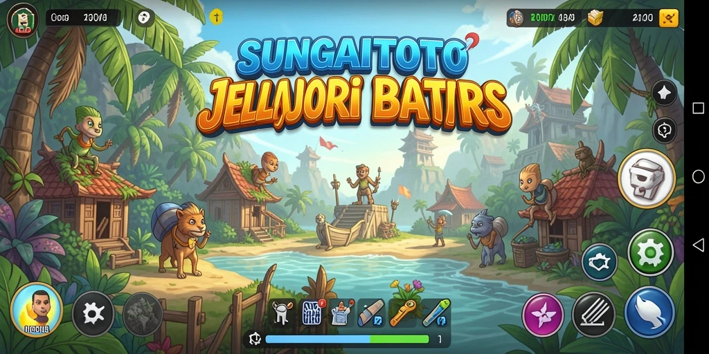 Screenshot gameplay SUNGAITOTO menampilkan petualangan yang menakjubkan.